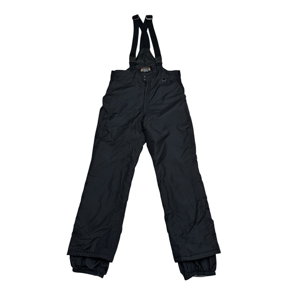 Obermeyer Ski Bib Overalls Mens Large Black Snow Snowboard Sking Waterproof